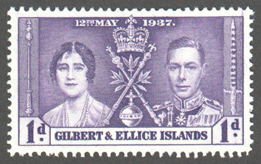 Gilbert & Ellice Islands Scott 37 Mint - Click Image to Close